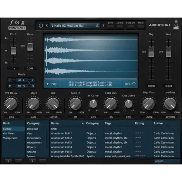 Buy ✔️ AudioThing Fog Convolver ✔️