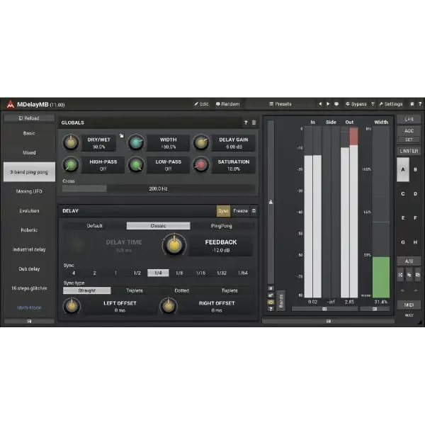 Outlet π MeldaProduction MDelayMB - Electronic Delivery π