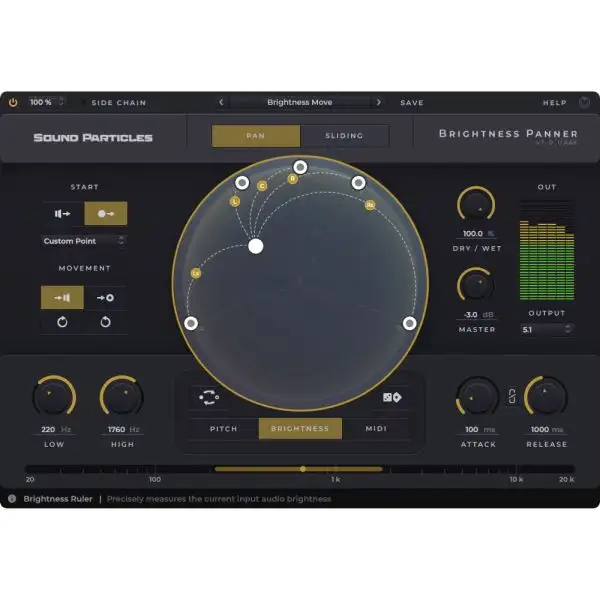 Discount π Sound Particles Brightness Panner Plug-In π―